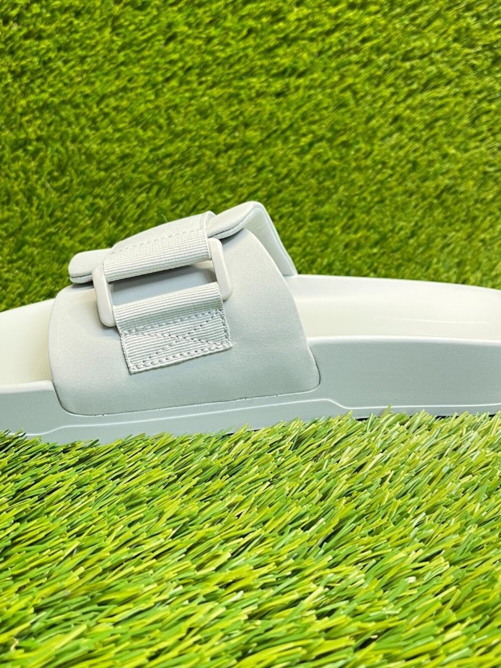 Nobull Mens Size 11 Gray Green Beach Outdoor Slip-On Adjustable Slide Sandals - Picture 2 of 10